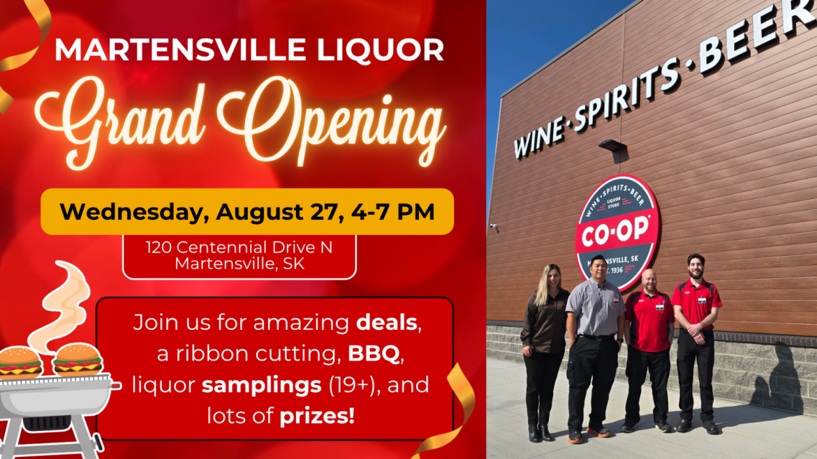 Martensville Liquor Grand Opening Creative